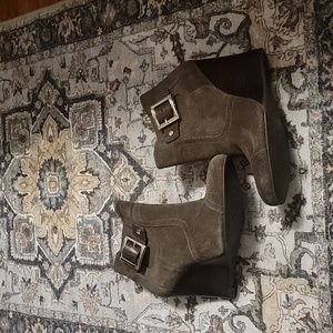 Tory Burch "Adrienne" suede booties